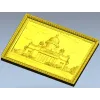 St. Isaac's Cathedral Framed Bas-Relief - STL 3D Model for CNC