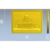 St. Isaac's Cathedral Framed Bas-Relief - STL 3D Model for CNC