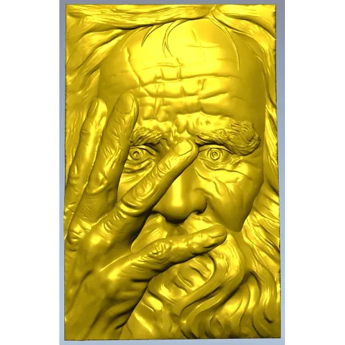 Искушение Петра - 3D модель stl для ЧПУ (рельеф)