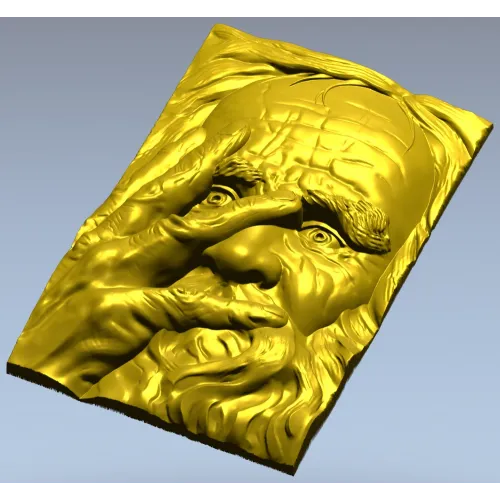 Искушение Петра - 3D модель stl для ЧПУ (рельеф)