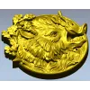 Медальон с головой кабана - высокодетализированная 3D модель STL