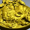 Медальон с головой кабана - высокодетализированная 3D модель STL
