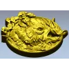 Медальон с головой кабана - высокодетализированная 3D модель STL