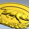 Кабан - 3D модель STL для фрезеровки на ЧПУ