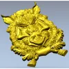 Барельеф "Лесной Вожак" - 3D модель STL для ЧПУ
