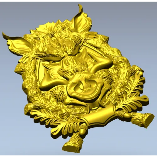 Барельеф "Лесной Вожак" - 3D модель STL для ЧПУ