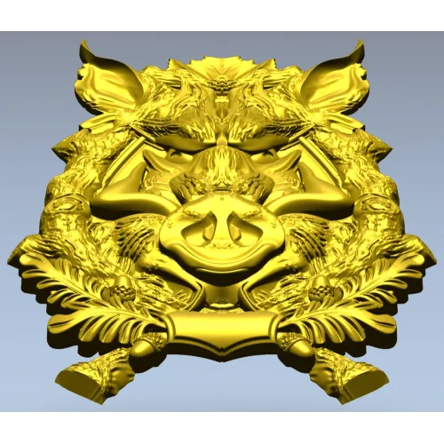 Барельеф "Лесной Вожак" - 3D модель STL для ЧПУ