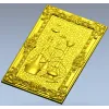 3D модель панно "Три кальяна" (STL) для ЧПУ