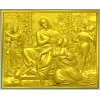 Роза Шарона - панно в барельефе (STL для ЧПУ)