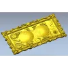 Double Globe Ornate Relief - STL 3D Model for CNC