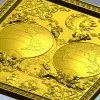 Декоративная панель "Двойной глобус" - STL модель для ЧПУ