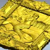 Русалка в камышах - рельеф в раме (3D модель STL для ЧПУ)