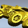 Детализированный квадроцикл - 3D модель в формате STL для ЧПУ