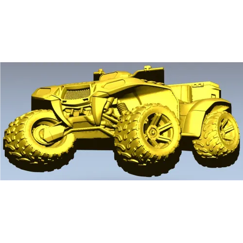 Детализированный квадроцикл - 3D модель в формате STL для ЧПУ
