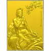Lotus Serenity - high-relief Chinese beauty 3D model (STL) for CNC