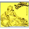 Lotus Serenity - high-relief Chinese beauty 3D model (STL) for CNC