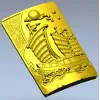 Парусник Востока - 3D модель STL для ЧПУ, рельефная панель