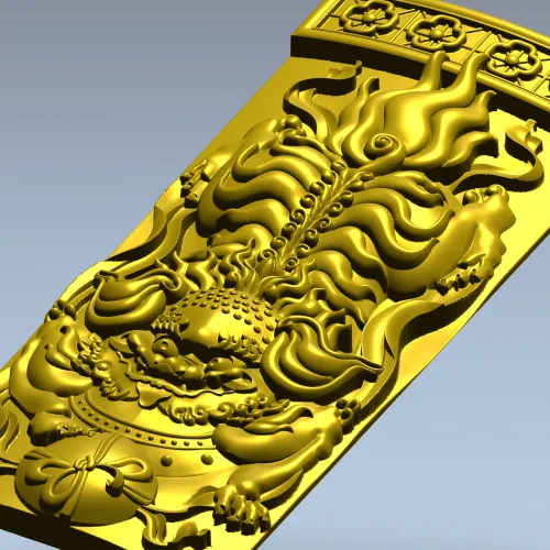 Огненный лев - 3D модель STL для ЧПУ