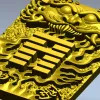 Китайское панно "Драконий иероглиф" - STL для ЧПУ