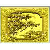Резное панно "Цветущая ветвь с птицей" - 3D модель STL для ЧПУ