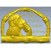 Pensive Monkey Key Holder - STL 3D model for CNC