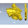 Рельеф "Ковбой и скакун" - 3D модель STL для ЧПУ