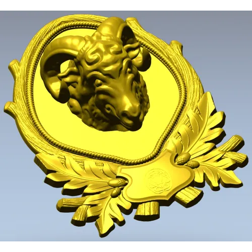 3D модель stl - Трофейный козёл для ЧПУ