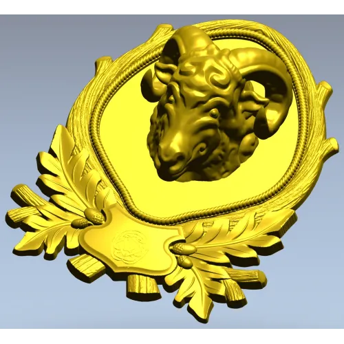 3D модель stl - Трофейный козёл для ЧПУ