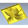 Pinecone Relief Panel STL for CNC Carving