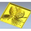 Pinecone Relief Panel STL for CNC Carving