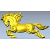 Leaping Horse - High-Relief 3D STL Model for CNC Milling