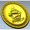 Oval Ship Medallion STL for CNC Routing