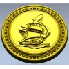 Oval Ship Medallion STL for CNC Routing