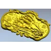Декоративный картуш с парусником - 3D модель STL для ЧПУ