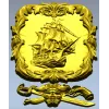 Ship Relief Plaque STL - 3D model for CNC router