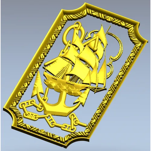 Якорный клипер - 3D модель STL для ЧПУ