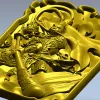Sun Wukong Monkey King high-relief STL model for CNC milling