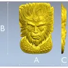 Король Обезьян - 3D модель STL для ЧПУ
