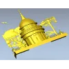 Костёльная ротонда - высокорельефная 3D модель STL для ЧПУ