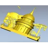 Костёльная ротонда - высокорельефная 3D модель STL для ЧПУ