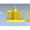 Костёльная ротонда - высокорельефная 3D модель STL для ЧПУ