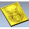 3D модель STL панно "Астральный кот" для ЧПУ - рельефное панно для фрезера