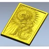 Кот-Солнце - рельефная 3D модель STL для ЧПУ