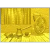 Кофейное панно в низком рельефе - стл модель для ЧПУ