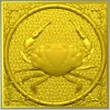 Crab Medallion Relief - STL 3D model for CNC