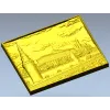 Kremlin Embankment bas-relief - STL 3D model for CNC carving