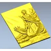 3D панно "Лада и Лебедь" - stl модель для ЧПУ