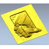 Рельефная 3D модель STL "Лесная ласка" - панно с животным для чпу