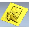 Рельефная 3D модель STL "Лесная ласка" - панно с животным для чпу