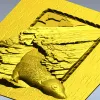 Рельефная 3D модель STL "Лесная ласка" - панно с животным для чпу